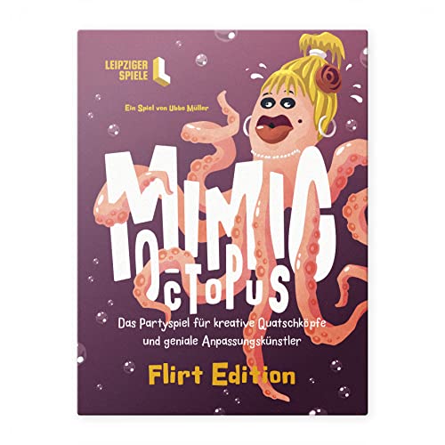 Leipziger Spiele Mimic Octopus – Das kommunikative Partyspiel für Erwachsene und Jugendliche (Flirt Edition) von Leipziger Spiele