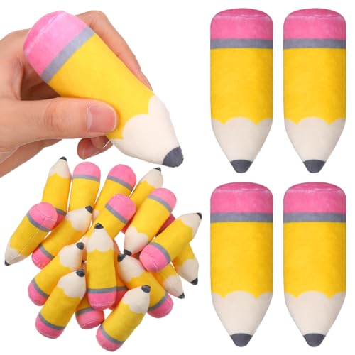 Leitee Niedliche Mini-Bleistifte, Kissen, Schulanfang, Dekoration, Schulanfang, Geschenk, Mini-Bleistift, Plüsch, für Klassenzimmer, Lehrer, Büro, Tischdekoration, 18 Stück Leitee Niedliche Mini-Bleistifte, Kissen, Schulanfang, Dekoration, Schulanfang, Geschenk, Mini-Bleistift, Plüsch, für Klassenzimmer, Lehrer, Büro, Tischdekoration, 18 Stück von Leitee