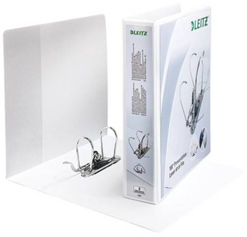 Leitz Präsentationsordner Premium 4225 DIN A4, Überbreite Rückenbreite: 80mm Weiß 42250001 1St. von Leitz