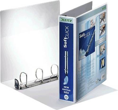 Leitz Präsentationsringbuch Premium SoftClick 4203 DIN A4, Überbreite Rückenbreite: 69mm Weiß 42 von Leitz