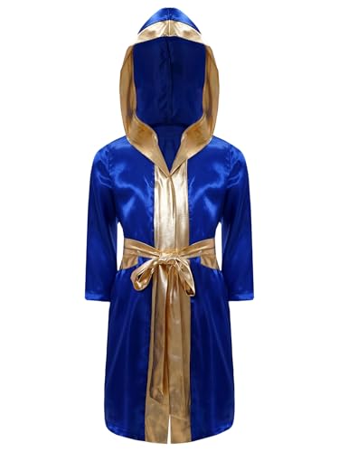 Lejafay Bata Boxeo Kinderkostüm Mit Kapuze Und Gürtel Party Fashion Boxkampf Kostüm Cosplay Party Wettbewerb 5 16 Jahre Königsblau 170 Lejafay Bata Boxeo Kinderkostüm Mit Kapuze Und Gürtel Party Fashion Boxkampf Kostüm Cosplay Party Wettbewerb 5 16 Jahre Königsblau 170 von Lejafay