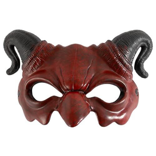 Halloween Dämon Maske Halbgesicht Teufel Maske Scary Ghost Monster Cosplay Kostüm für Halloween Party Make -up Halloween Dämon Maske Halbgesicht Teufel Maske Scary Ghost Monster Cosplay Kostüm für Halloween Party Make -up von LejeMaek