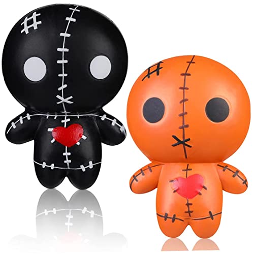 LejeMaek Voodoo Dolls Ghost Dolls gruselig weich langsam aufsteigender Horror Stress Aufhebung gruseliger Spielzeug für Halloween Party Dekoration Vorräte Haunted Doll, Walking Doll, Gehen von LejeMaek