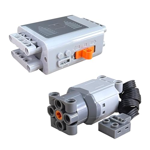 Leleopodo Für Power-Funktionen, Baustein-Lenkung, 8803 L Motor und AA-Batteriegehäuse, 2 Ersatzteile von Leleopodo
