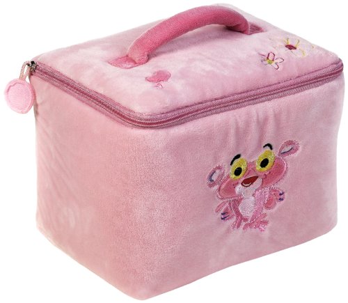 Lelly 20 x 15 x 15 cm Panther Beauty Case in Single Box (Baby Pink/Braun) von Lelly