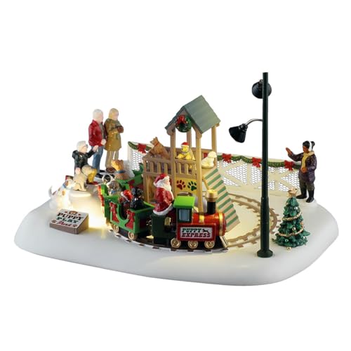 LEMAX Fahrender Zug mit LED-Lichtern "Puppy Play Park" H15,5x23,5x17,8 cm LEMAX Fahrender Zug mit LED-Lichtern "Puppy Play Park" H15,5x23,5x17,8 cm von Lemax