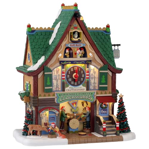 Lemax 15734-UK Santa's Wonderland Sights & Sounds: Friendly Forest Clockworks von Lemax