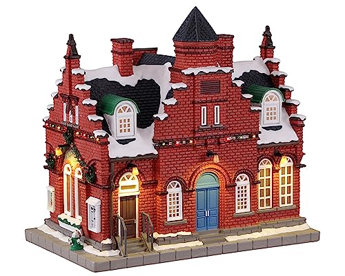 Lemax 15808-UK Norman Rockwell Lighted Buildings: Town Offices 1884 von Lemax