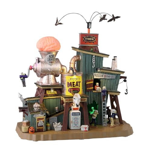 Lemax 35008-UK Spooky Town Sights & Sounds: Mystery Meat Canning Co. von Lemax