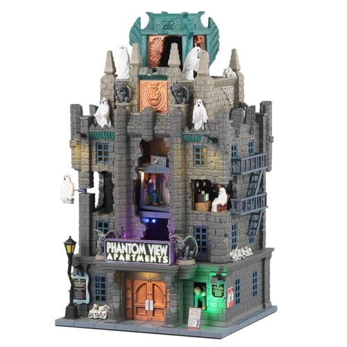 Lemax 35011-UK Spooky Town Sights & Sounds: Phantom View Apartments von Lemax