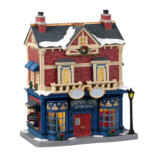 Lemax 35059 Caddington Village Lighted Building: Simpson & Sons Opticians von Lemax