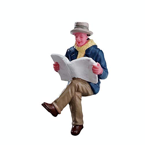 Lemax 72506 Weihnachtsdorf-Figur: Lesender Morgen Papers, Mehrfarbig Lemax 72506 Weihnachtsdorf-Figur: Lesender Morgen Papers, Mehrfarbig von Lemax