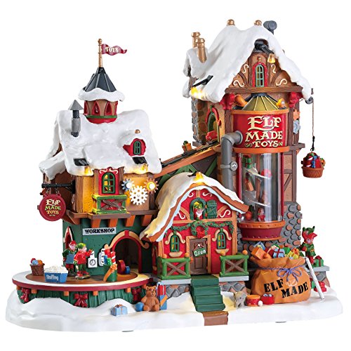 Lemax 75190-UK Santa's Wonderland Sights & Sounds: Elf Made Toy Factory von Lemax