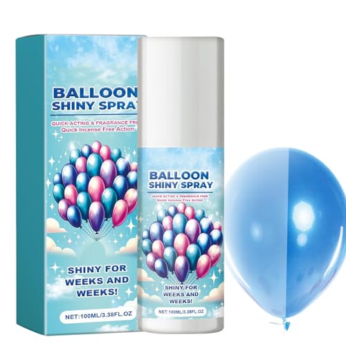 Balloon Spray | Glanzspray Für Ballons | Langanhaltendes Und Glänzendes Ballonspray | Ballon Hochglanz Spray Dekor Für Halloween Weihnachten Geburtstagsparty von Lembeauty