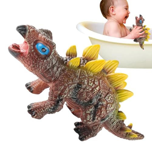 Lembeauty Sound-Dinosaurier-Spielzeug, Soft Gum Vocal Dinosaur - Vocal Dinosaur Toys Realistische Figuren,Realistisches und quietschendes Gummispielzeug, sturzsichere Dinosauriermodelle, von Lembeauty