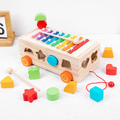 Lemiva Montessori Kinderspielzeug aus Holz/Pädagogisches Lernspielzeug - Xylofon von Lemiva