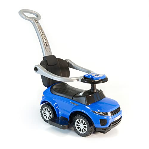 LEMODO Rutschauto mit Schiebestange | Rutschfahrzeug ab 1 Jahr | Rutscherfahrzeug mit Sicherheitsbügel | Kinderfahrzeug mit Staufach und Sound-Lenkrad | Kinderspielzeug zur Motorikförderung von Lemodo