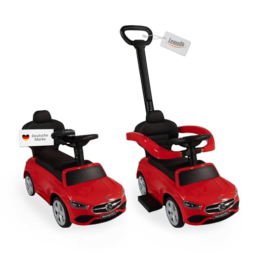 Lemodo Rutschauto rot ab 1 Jahr – Rutscherfahrzeug Kinderfahrzeug mit Schiebestange und Sicherheitsbügel, Rutscherauto mit Staufach und Sound-Lenkrad, Lizenziertes Kinderspielzeug von Mercedes Lemodo Rutschauto rot ab 1 Jahr – Rutscherfahrzeug Kinderfahrzeug mit Schiebestange und Sicherheitsbügel, Rutscherauto mit Staufach und Sound-Lenkrad, Lizenziertes Kinderspielzeug von Mercedes von Lemodo