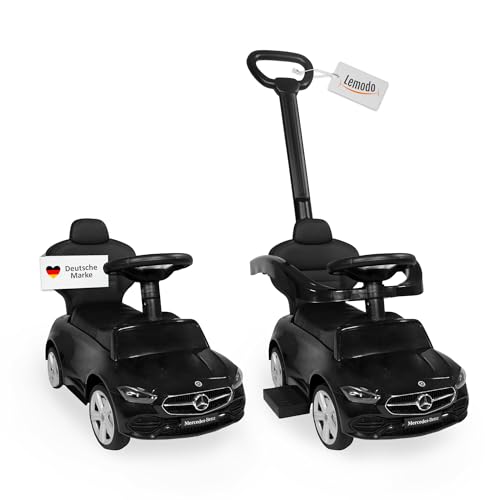 Lemodo Rutschauto schwarz ab 1 Jahr – Rutscherfahrzeug Kinderfahrzeug mit Schiebestange und Sicherheitsbügel, Rutscherauto mit Staufach und Sound-Lenkrad, Lizenziertes Kinderspielzeug von Mercedes Lemodo Rutschauto schwarz ab 1 Jahr – Rutscherfahrzeug Kinderfahrzeug mit Schiebestange und Sicherheitsbügel, Rutscherauto mit Staufach und Sound-Lenkrad, Lizenziertes Kinderspielzeug von Mercedes von Lemodo