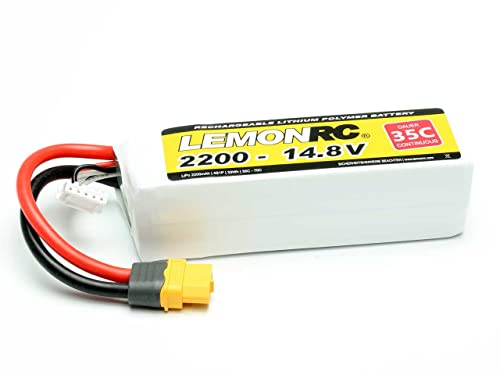 LemonRC Modellbau-Akkupack (LiPo) 14.8 V 2200 mAh Zellen-Zahl: 4 35 C Softcase XT60 von LemonRC