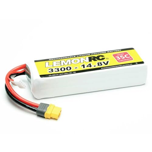LemonRC Modellbau-Akkupack (LiPo) 14.8 V 3300 mAh Zellen-Zahl: 4 35 C Softcase XT60 von LemonRC