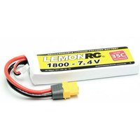 LemonRC Modellbau-Akkupack (LiPo) 7.4V 1800 mAh Zellen-Zahl: 2 35 C Softcase XT60 von LemonRC