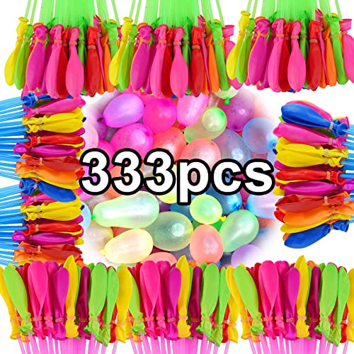 Wasserbomben Wiederverwendbar,Wasserbomben Selbstschließend 60 Sekunden Schnellfüller Wasserbomben Set, Bunt Gemischt Wasser Luftballons für Kinder, Wasserspiele, Partys, Geburtstagsgeschenke (333) Wasserbomben Wiederverwendbar,Wasserbomben Selbstschließend 60 Sekunden Schnellfüller Wasserbomben Set, Bunt Gemischt Wasser Luftballons für Kinder, Wasserspiele, Partys, Geburtstagsgeschenke (333) von Lemotoy