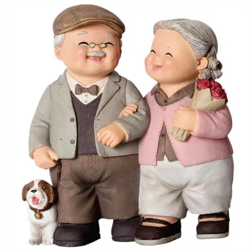 Hochzeitsgeschenk für Paare, Verlobungsfigur, Eltern und Großeltern, Auto-Dekoration, Fantasie-Ornamente von Lempefe