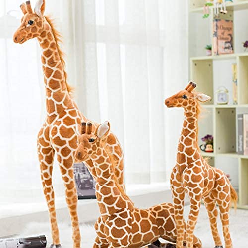 Lempefe 35-120 cm Riesengröße Giraffe Plüschtiere Niedliche Plüschtier Giraffe Puppe Mode Geburtstagsgeschenk Kinderspielzeug 1.2M von Lempefe