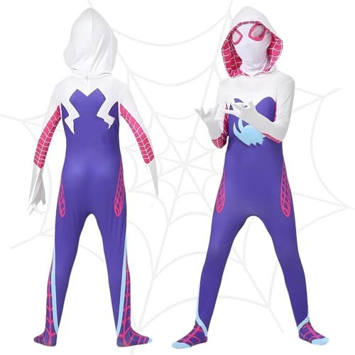 Lempefe Cosplay Kostüm, Spider Classic 3D Druck Spider Kostüm Anime Spider Kostüm Spider Cosplay Kostüm Gespenst Spider Kostüm Kinder Karneval (130) von Lempefe