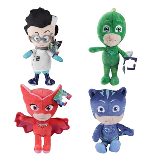Lempefe Komplettes Set 4 Plüschfiguren 20 cm Masks Figur Set Preschool Toy Lempefe Komplettes Set 4 Plüschfiguren 20 cm Masks Figur Set Preschool Toy von Lempefe