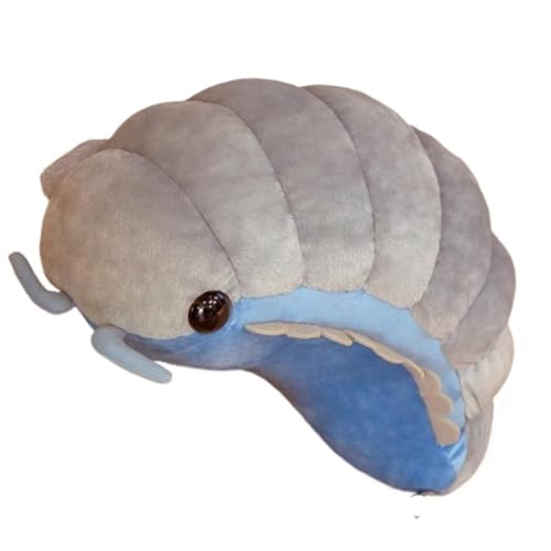 Lempefe Niedliches Insekten Kuscheltier, Insekten Kuschelkissen Huggable Plüsch von Raupe Wasserbär Wodka für Geschenk Mädchen und Jungen(Gray,30cm/11.8in) von Lempefe