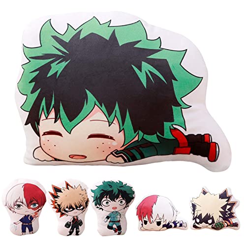 Lempefe No Hero Academia Plüschkissen, Anime Merchandising Kissen, Plüschtier, Geschenk für Weihnachten, Geburtstag, 35 cm Lempefe No Hero Academia Plüschkissen, Anime Merchandising Kissen, Plüschtier, Geschenk für Weihnachten, Geburtstag, 35 cm von Lempefe