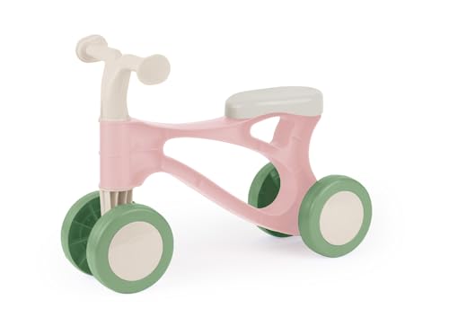 LENA® My First Scooter pastellrosa – Kinderroller ab 18 Monate, Indoor & Outdoor, 48 cm, stabile 6 mm Stahlachsen, TÜV & GS Zertifiziert, Made in Europe von Lena