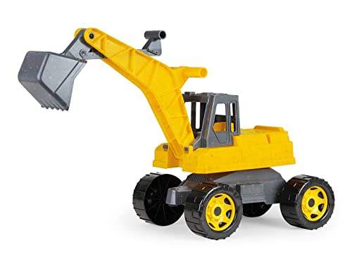 Lena 02217-Eco GIGA Trucks Aufsitz-Bagger, Starke Riesen Sandbagger ca. 70 cm, 360 Grad Schaufelbagger zum Draufsitzen, Baufahrzeug mit Holzanteil, hoher Tragkraft, Gelb, ca. 70x28x32 cm Lena 02217-Eco GIGA Trucks Aufsitz-Bagger, Starke Riesen Sandbagger ca. 70 cm, 360 Grad Schaufelbagger zum Draufsitzen, Baufahrzeug mit Holzanteil, hoher Tragkraft, Gelb, ca. 70x28x32 cm von Lena