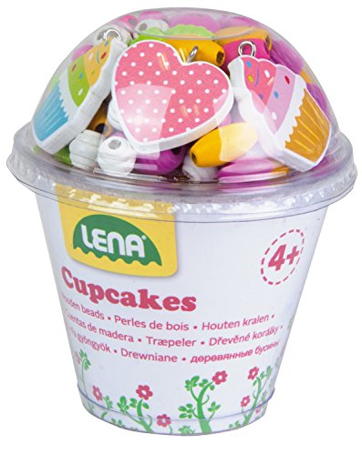 Lena 32002 Cupcakes Bastelset, rosa von Lena