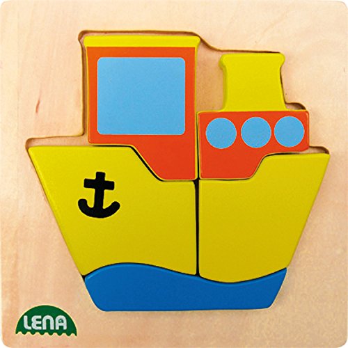 Lena 32088 - Holzpuzzle Schiff von Lena