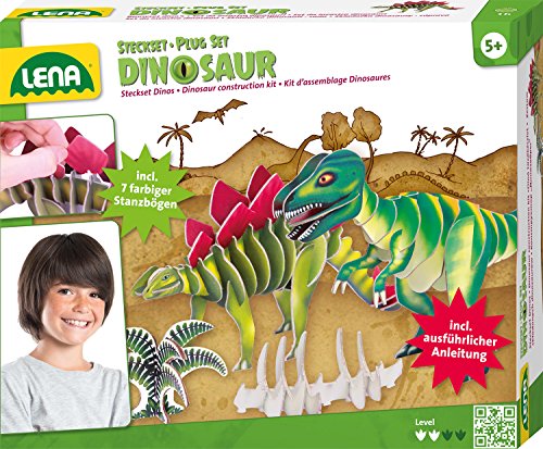 Lena 42644 Bastelset Steckset Dinos von Lena
