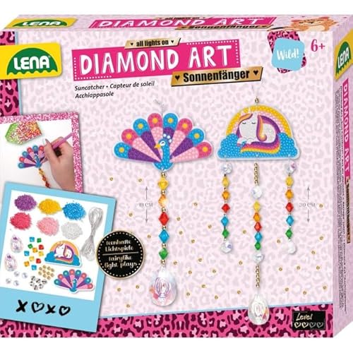 Lena 42725 Diamond Art Sonnenfänger, Faltschachtel, Mehrfarbig Lena 42725 Diamond Art Sonnenfänger, Faltschachtel, Mehrfarbig von Lena