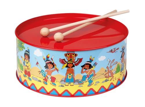 Lena Blechtrommel 20cm Indianer, inkl. 2 Schlägeln, geeignet für Kinder ab 3 Jahren Lena Blechtrommel 20cm Indianer, inkl. 2 Schlägeln, geeignet für Kinder ab 3 Jahren von Lena
