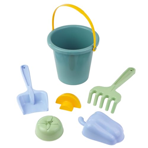 LENA® Sandspielset 6-teilig – Eimer 16 cm Ø (1,4 L), Schaufel, Rechen, 3 Förmchen, für Kinder ab 12 Monaten, TÜV Zertifiziert, Made in Europe, farbig Sortiert LENA® Sandspielset 6-teilig – Eimer 16 cm Ø (1,4 L), Schaufel, Rechen, 3 Förmchen, für Kinder ab 12 Monaten, TÜV Zertifiziert, Made in Europe, farbig Sortiert von Lena