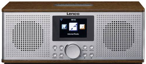 Lenco DIR-170 Internet Tischradio DAB+, UKW, Internet AUX, Bluetooth®, USB, Internetradio Walnuss von Lenco
