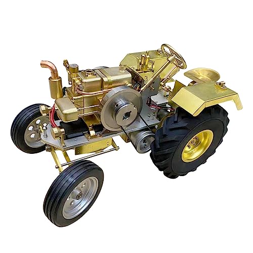 T12 1.6CC Mini Horizontaler Einzylinder Wassergekühlter Benzinmotor Traktor Modell mit 3-Gang-Getriebe von LenyKingPro
