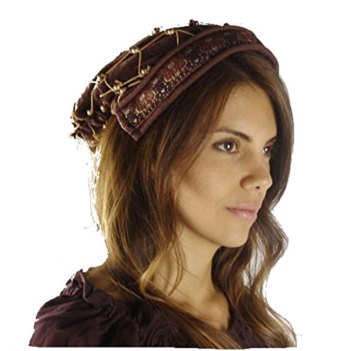 Leonardo Carbone Mittelalter Haube - Damen Adelheid rot Leonardo Carbone Mittelalter Haube - Damen Adelheid rot von Leonardo Carbone