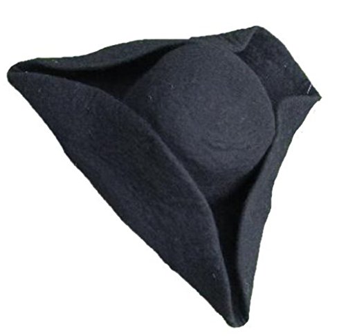 Leonardo Carbone Mittelalter Hut - Unisex Dreispitz aus Wolle blau von Leonardo Carbone