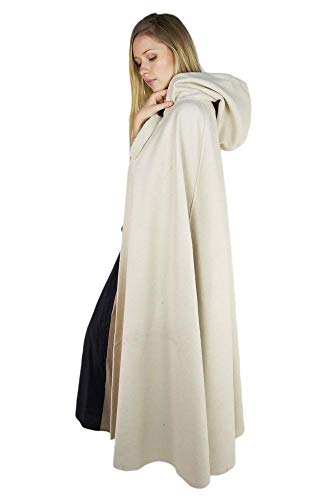 Leonardo Carbone Mittelalter Markt Umhang - Unisex Falko natur Leonardo Carbone Mittelalter Markt Umhang - Unisex Falko natur von Leonardo Carbone