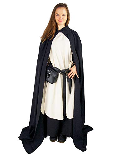 Leonardo Carbone Mittelalter Markt Umhang - Unisex Kasper schwarz Leonardo Carbone Mittelalter Markt Umhang - Unisex Kasper schwarz von Leonardo Carbone