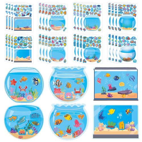 Meerestiere Sticker, 32 Stück Aufkleber Kinder, Meeresmotiv Sticker Set, Ozean Thema Geschenke für Den Sommer, DIY-Aufkleber für Kinder ab 3 Jahren zum Verzieren von Grußkarten, Bastelarbeiten Meerestiere Sticker, 32 Stück Aufkleber Kinder, Meeresmotiv Sticker Set, Ozean Thema Geschenke für Den Sommer, DIY-Aufkleber für Kinder ab 3 Jahren zum Verzieren von Grußkarten, Bastelarbeiten von Leonshco