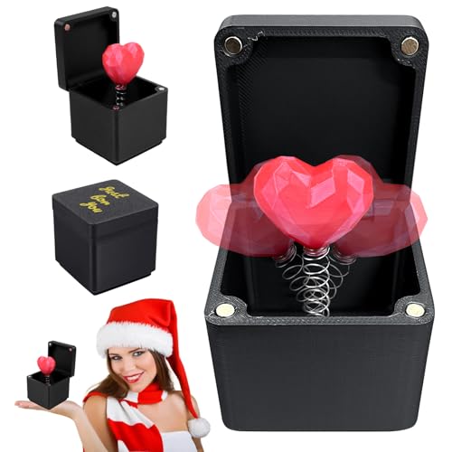 überraschungsbox, Liebesherz-Geschenke Box, Starke Magnetfixierung, Rotes Liebesherz in der Box, Kann Herausspringen und Schütteln, Neue Überraschung bei der Arbeit oder zu Hause, 1.96 in*1.96 in überraschungsbox, Liebesherz-Geschenke Box, Starke Magnetfixierung, Rotes Liebesherz in der Box, Kann Herausspringen und Schütteln, Neue Überraschung bei der Arbeit oder zu Hause, 1.96 in*1.96 in von Leonshco