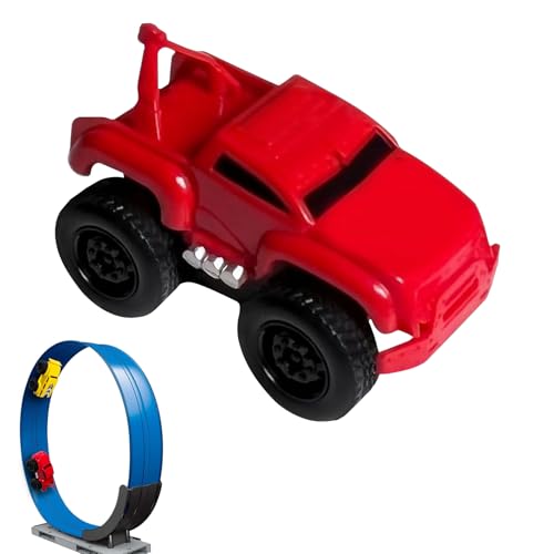 Lergas Magnetisches Kletterwand Spielzeugauto, Anti-Schwerkraft Trägheit Wand Klettern Spielzeug Auto, Magnetisches Kletterspielzeugauto für die Wand, Auto Spielzeug für Kinder, Kleine Autos (Rot) von Lergas